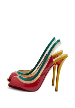 Christian Louboutin Pre-Owned Paulina peep toe sandals - White