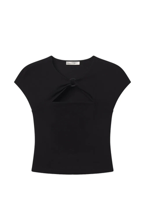 FRAME Casino cut-out top - Black