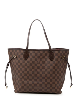 Louis Vuitton Pre-Owned 2015 Damier Ebene Neverfull MM tote bag - Brown