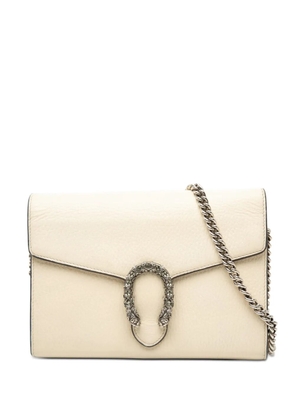 Gucci Pre-Owned 2016-2026 Calfskin Dionysus Wallet on Chain crossbody bag - Brown