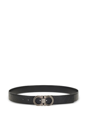 Ferragamo Gancini reversible belt - Black