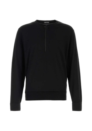 TOM FORD seam-detail sweater - Black