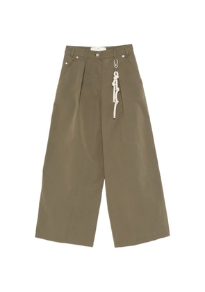 Song For The Mute pleated wide-leg trousers - Green
