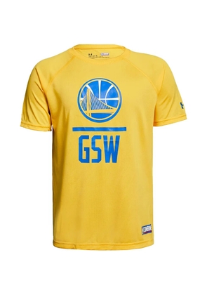 Under Armour Golden State Warriors Lock Up T-shirt - Yellow