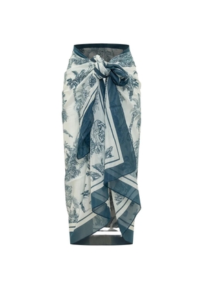 MC2 Saint Barth Thaiti graphic-print pareo - White