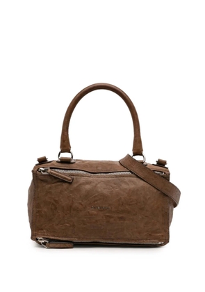 Givenchy Pre-Owned 2015 Medium Wrinkled Sheepskin Pandora satchel - Brown