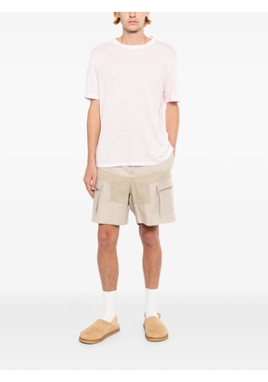 Officine Generale garment-dyed T-shirt - Pink