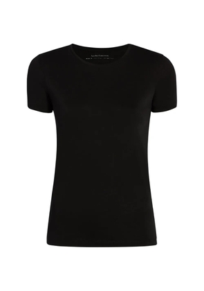 Another Tomorrow fitted crew-neck T-shirt - Black
