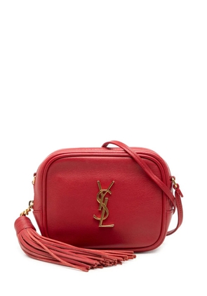 Saint Laurent Pre-Owned 2016 Calfskin Monogram Blogger Bag crossbody bag - Red