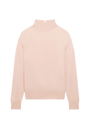 Another Tomorrow featherweight wool sweater - Pink