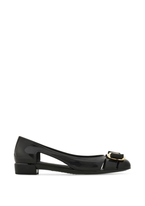 Ferragamo Nara cut-out ballet flats - Black