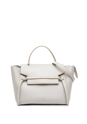 Celine Pre-Owned 2016 Mini Smooth Calfskin Belt Bag satchel - White