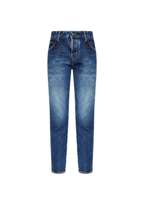 DSQUARED2 Teddy distressed faded jeans - Blue
