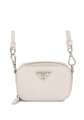 Prada Pre-Owned 2000-2013 Mini Saffiano Pouch crossbody bag - White