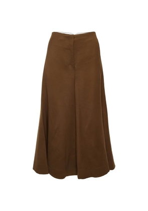 Celine Pre-Owned A-line midi skirt - Brown