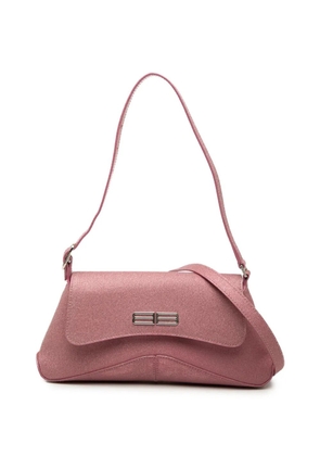Balenciaga Pre-Owned 2022 Small Glitter Fabric XX Flap crossbody bag - Pink