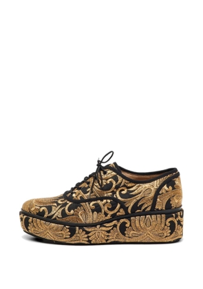 Tory Burch Arden platform oxford shoes - Gold