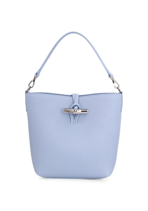 Longchamp mini Le Roseau leather shoulder bag - Blue