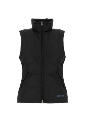Jil Sander padded high-neck jacket - Black