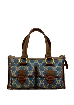 Celine Pre-Owned 20th Century Macadam Denim handbag - Blue