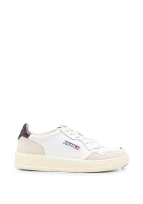 Autry Medalist suede-panelled sneakers - White