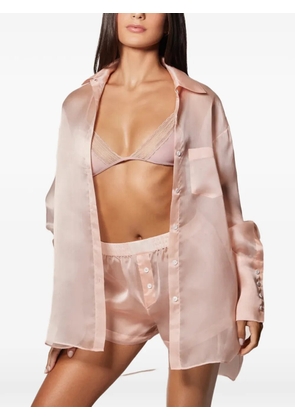 Kiki de Montparnasse Organza long sleeve shirt - Pink