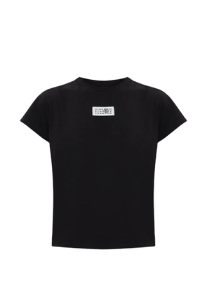 MM6 Maison Margiela numeric logo T-shirt - Black