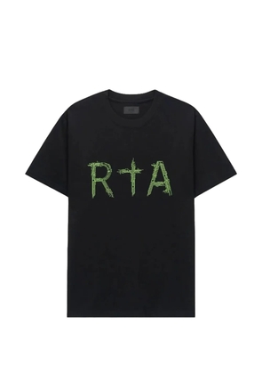 RTA Liam logo-print T-shirt - Black