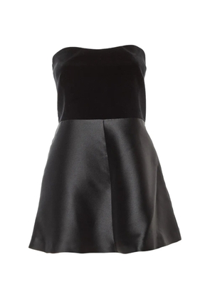 Red Valentino Vintage strapless mini dress - Black