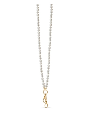 MONICA RICH KOSANN sterling silver Two Station pearl necklace - White