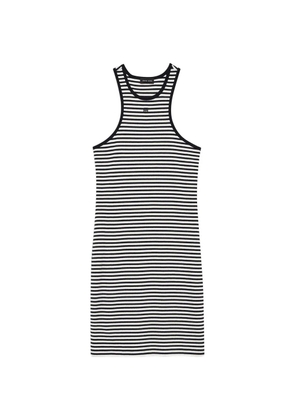 ANINE BING Cole dress - white and black mini stripe