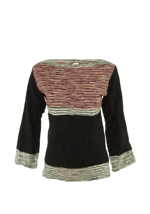 Missoni Pre-Owned striped sweater - Black