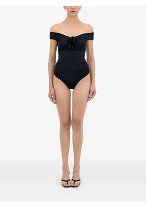 Maygel Coronel Aljibe ruched swimsuit - Black