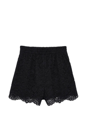 ANINE BING Kam shorts - black lace
