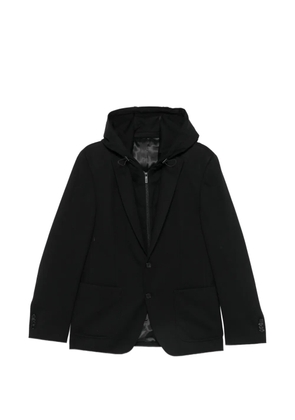 Karl Lagerfeld hooded layered jacket - Black