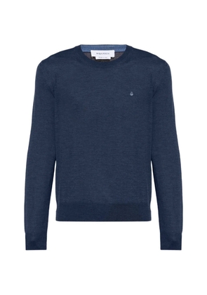 Alexander McQueen Wool sweater with a crew neckline - Blue