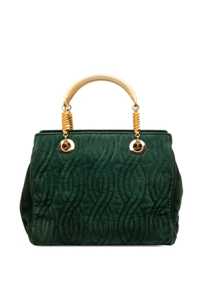 Fendi Pre-Owned 20th Century Suede Pasta handbag - Green