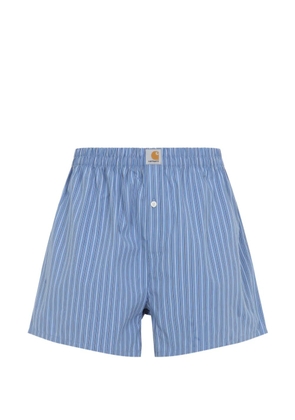 Carhartt WIP stripe-print boxer shorts - Blue