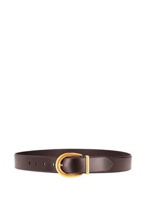 Prada buckle leather belt - Brown