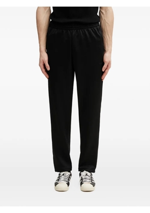 adidas side-stripe track pants - Black