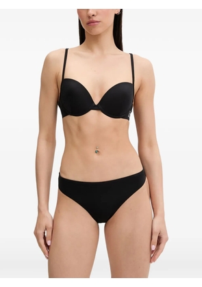 Ea7 Emporio Armani logo-print bikini - Black
