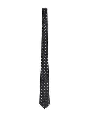 Yohji Yamamoto silk tie - Black