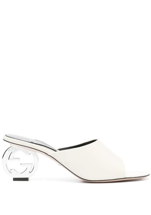Gucci 75mm Interlocking G sandals - Neutrals