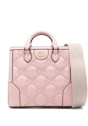 Gucci small GG matelassé top-handle bag - Pink
