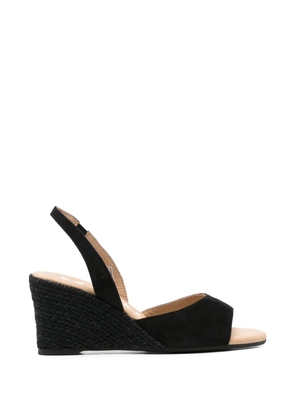 Manebi wedge slingback sandals - Black
