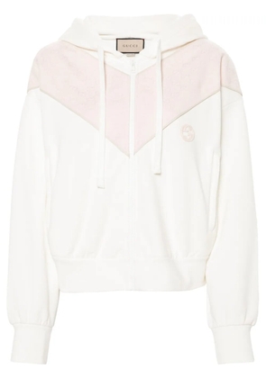 Gucci Interlocking G-patch cotton sweatshirt - Neutrals