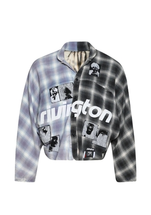 RIVINGTON ROI REBIS Nazarene checked-pattern shirt - Black