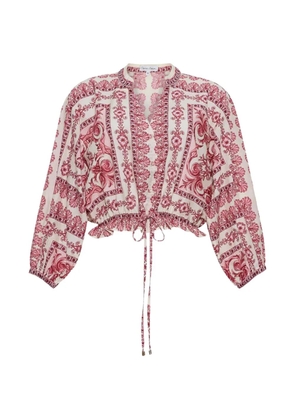Cara Cara Perrin printed shirt - Red