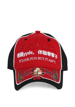 Praying star-embroidered baseball cap