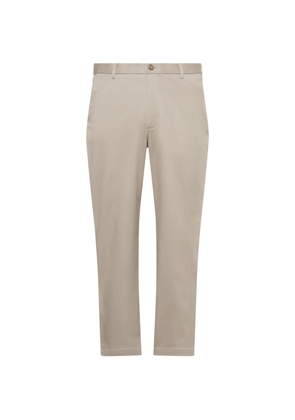 Calvin Klein logo-embroidered chino trousers - Neutrals